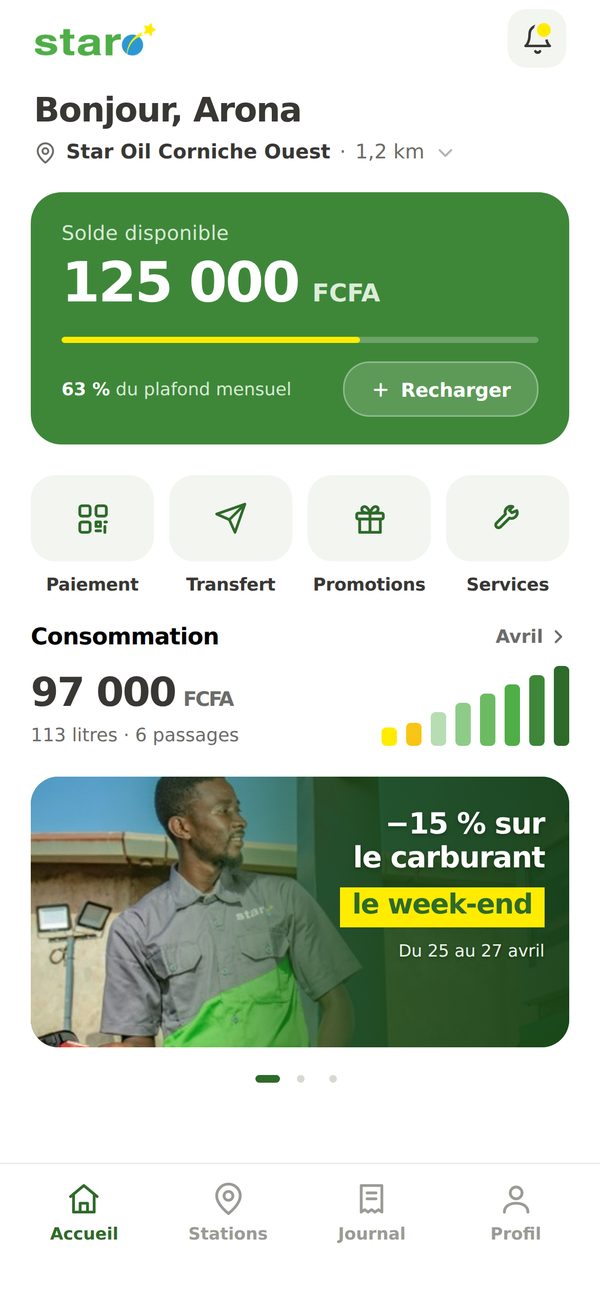 L’application Star Oil